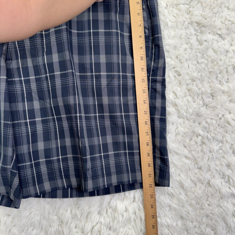Champions Tour Golf Shorts Sz 44 Navy Plaid Performance Wicking Dadcore Lot of 2 - Picture 7 of 11